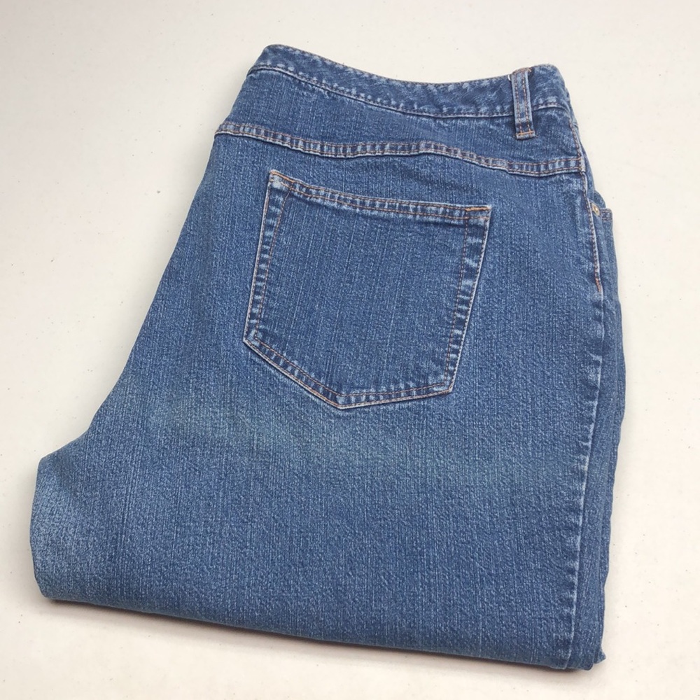 HEAVYWEIGHT NORTHERN REFLECTIONS RELAXED FIT WIDE LEG JEANS 18/34x30 ⭐️